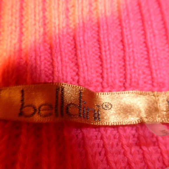 Cute Pink Women's Pearl Neckline Long Sleeve Cotton Blend Knit Sweater Size L - Picture 6 of 11